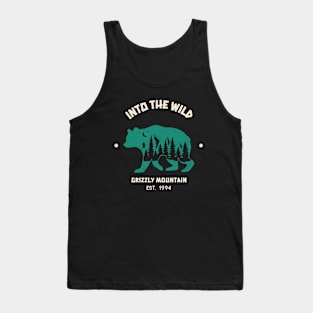 Into The Wild Grizzly Mountain Tank Top